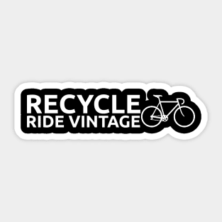 Recycle - Ride Vintage Sticker